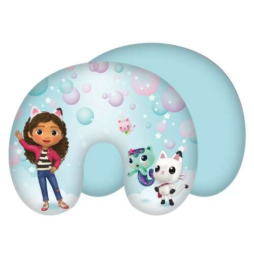 Cestovný vankúš Gabby's Dollhouse s dizajnom Bubbles