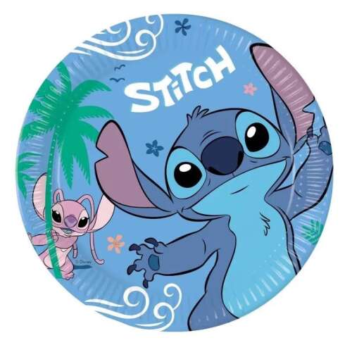 Talerze papierowe Disney Lilo i Stitch, 8 sztuk, 23 cm