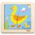 Viga Toys fa puzzle kacsa és szitakötő illusztrációval