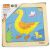Viga Toys kacsa témájú fa puzzle csomagolásban