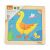 Viga Toys kacsa témájú fa puzzle csomagolásban