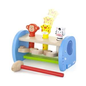 Viga Hit & Jump wooden toy with animals, for toddlers, developmental toy - Babies & Toddler