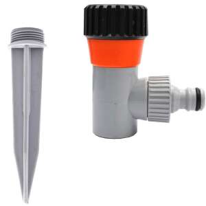 Siroflex 4575 Spray Fejes Öntöző 9 Méter Szórósugaras Szúrható Locsoló, Narancs és Szürke, Olaszországban Gyártott - Siroflex