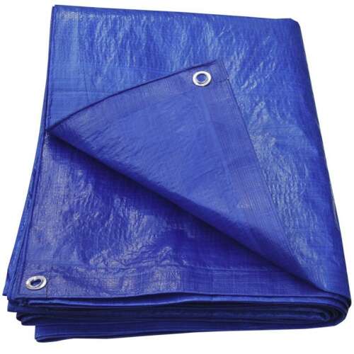 Takaróponyva - 3x4m - 55g/m² - Kék