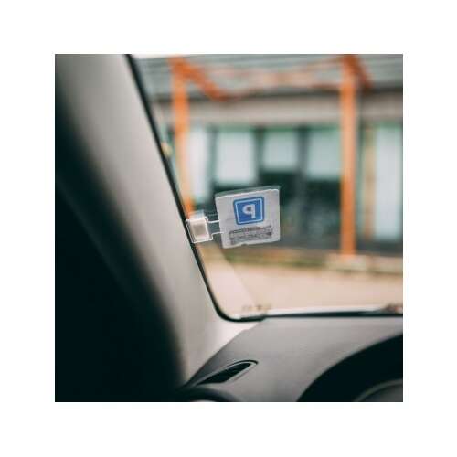 Parkticket-Halter, Windschutzscheibe, Klebeband, transparent