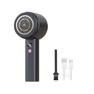 Szösztisztító golarka do tkanin z kablem USB do ładowania i szczoteczką do czyszczenia - Wióry tekstylne