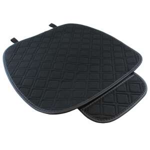 Husă neagră pentru scaun auto cu model diamantat - Huse pentru scaune auto