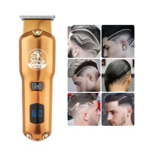VGR V-927 Hair Clipper, 5W, Cordless, with LCD Screen, USB Charging, Gold
