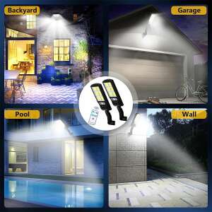 Zastosowania solarnej lampy ulicznej LED: podwórko, garaż, basen, ściana - Latarnia słoneczna