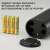 Electric salt and pepper grinder battery compartment, requires 4 AAA batteries