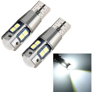 Set of two T10 W5W LED car bulbs with Canbus, 6000K, white light - Car bulb