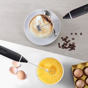 Hordozható mini mixer 2 lapáttal, 3 sebességfokozattal, tejhabhoz, könnyű krémekhez vagy tojáshoz. 131725193 - Konyha & Étkezés