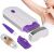 Cordless epilator with accessories for women's hair removal