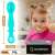 Set of 2 Silicone Baby Feeding Spoons for 4-24 Months, Pink and Red 111149462