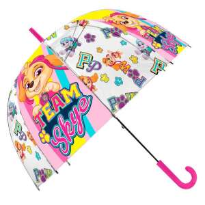 Paw Patrol Skye kids umbrella, 45cm, pink and yellow design with Skye and paw prints - Children's Umbrella