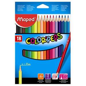 MAPED "Color`Peps" háromszögletű 18 különböző színű színes ceruza készlet 56002901 