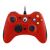 Pohľad spredu na Nacon GC-100XF Červený Drôtový ovládač pre PC