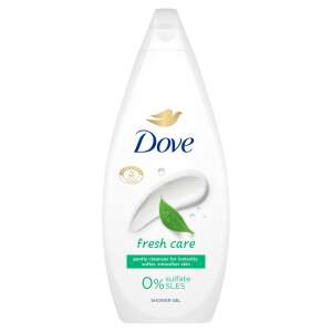 Душ гел Dove Fresh Care, 720ml, нежно почиства за моментално по-мека и гладка кожа, 0% сулфат, без сулфати, веган, без жестокост - Dove