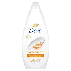 Dove Fruity Nourish Duschgel, 720ml, reinigt sanft für sofort weichere, geschmeidigere Haut, 0% Sulfat SLES - Badezimmer