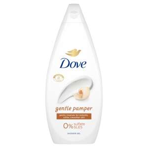 Dove Gentle Pamper tuš gel, 0% sulfata SLES, nježno čisti za trenutno mekšu i glatku kožu - Dove