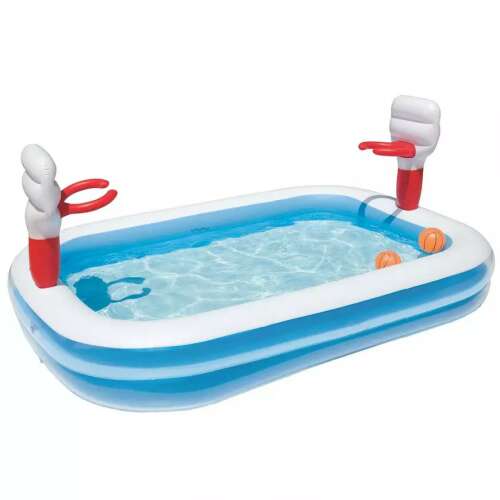 Bestway felfújható medence kosárlabda palánkkal, 2,51m x 1,68m x 1,02m