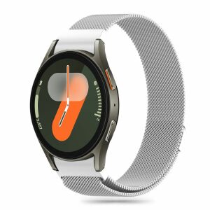 TECH-PROTECT Milaneze Pánt Samsung Galaxy Watch 4-hez - 20 mm - Ezüst