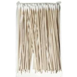 Pamutpálcika - Fa nyél - 100 db - 15 cm