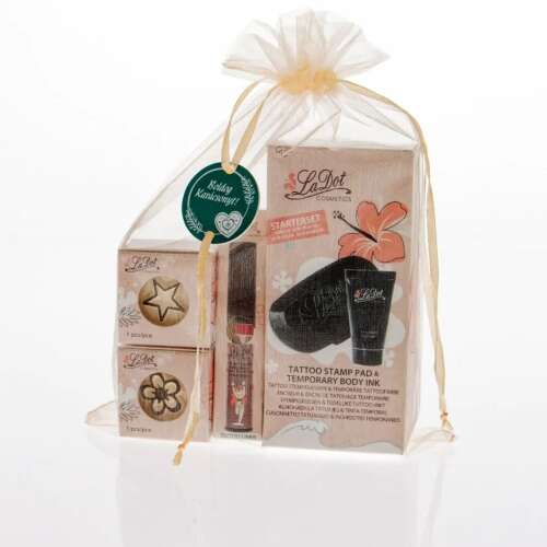 LaDot Karácsonyi Ideiglenes Tetováló Készlet - Csillag & Virág