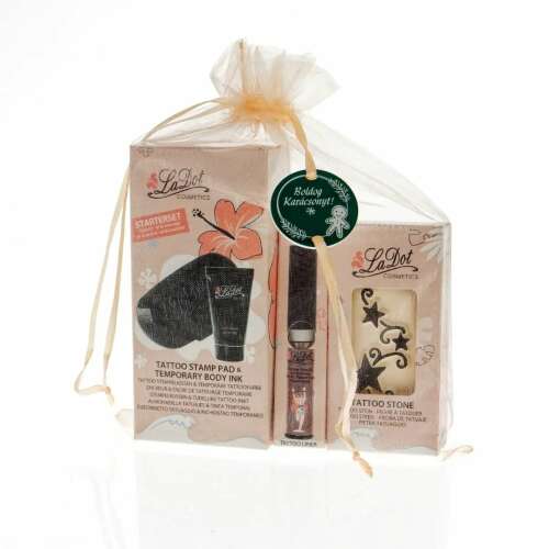 LaDot karácsonyi ideiglenes tetováló készlet csillagos mintával