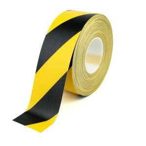 Biztonsági Padlójelölő Szalag - Sárga-Fekete - 75mm x 33m