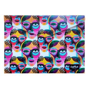 CoolPack A4 Irattartó - Arcok Minta