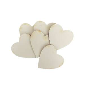 6er Pack Nebulo Holz Herzformen zum Basteln und Dekorieren - Holzbeschriftungen & Dekoelemente