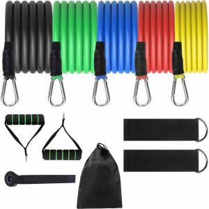 5 az 1-ben Edzőszalag Készlet - 5 db, Változatos Ellenállás 141584622 - Expander & Gumiszalag