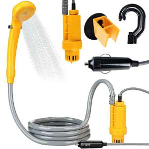 Prijenosni tuš za kampiranje, s električnom pumpom, auto utikač, 12V 103931091 - Dom i vrt