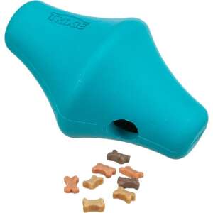 Trixie dog treat dispensing toy, blue rubber, 12 cm, for interactive play and training - Dog Toy