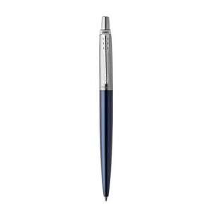 Parker Jotter ballpoint pen, blue, silver trim - Pen & Pencil