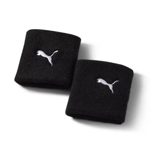 Puma csuklópánt - fekete frottír csuklópántok Puma logóval