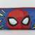Close-up of Spiderman What's Up pencil case, Spiderman mask detail