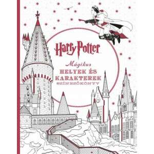 Harry Potter - Mágikus helyek és karakterek színezőkönyv 45500184 Foglalkoztató füzet, kifestő-színező