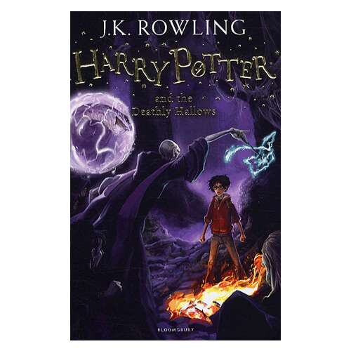 Harry Potter és a Halálszenték könyvborító, J.K. Rowling, Bloomsbury - Idegennyelvű könyv