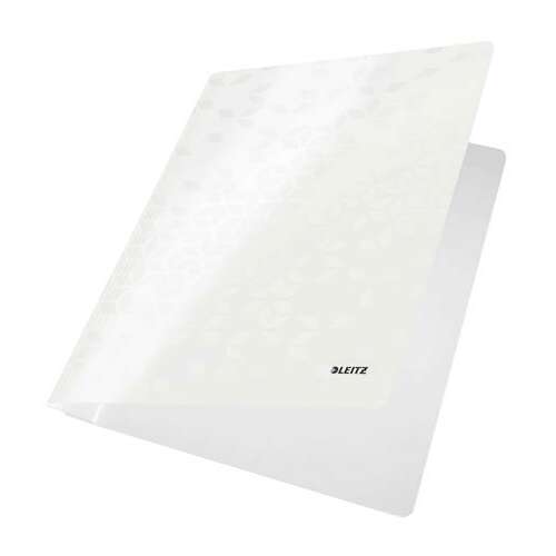 LEITZ Wow A4 Laminierter Karton Schnellhefter, Weiß