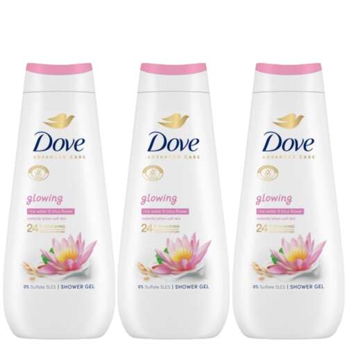 Dove Advanced Care Glowing Cream Bath 3x400ml