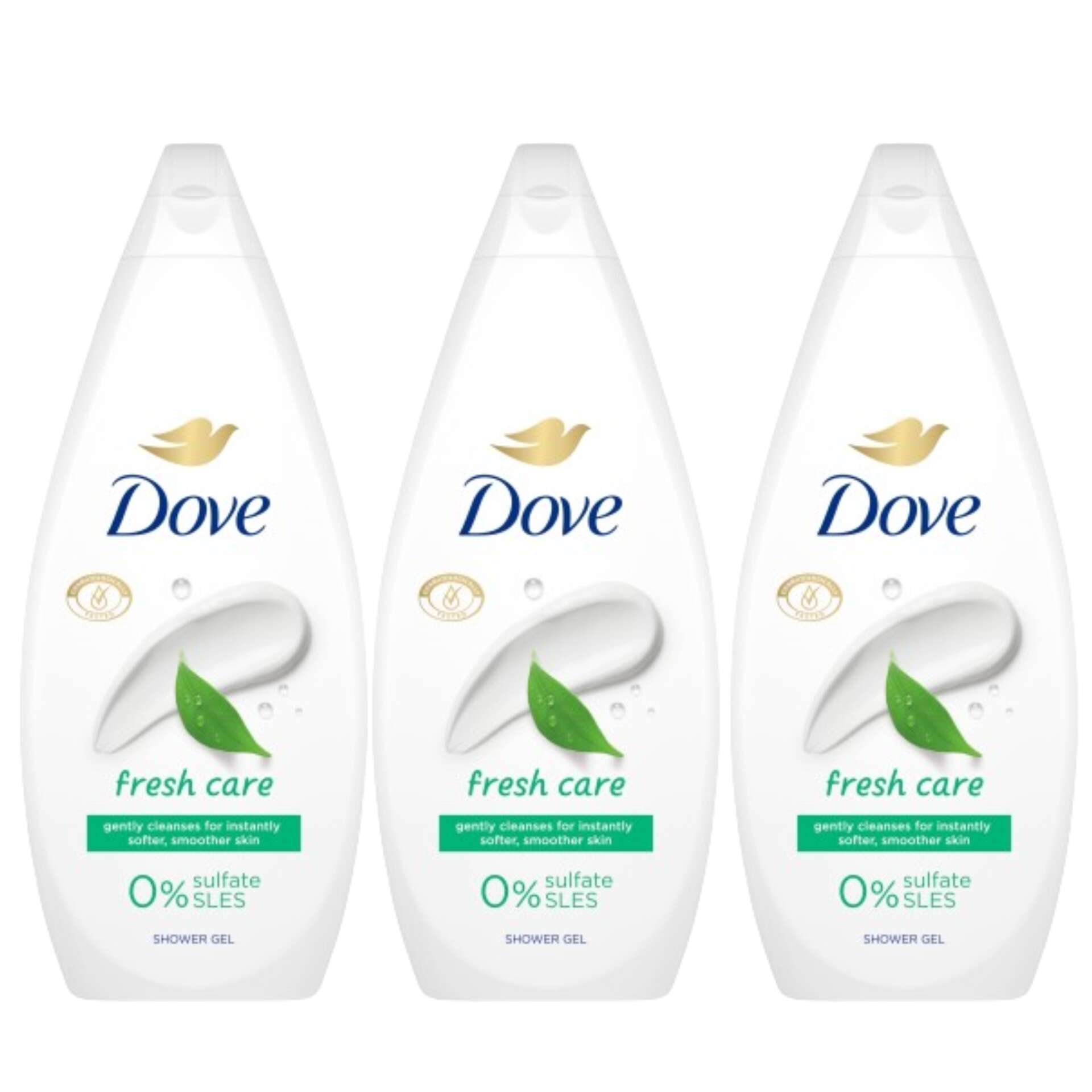 E-shop Dove Fresh Care krémový kúpeľ 3x720ml