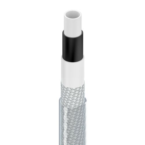 Prierez záhradnej hadice Cellfast YACHT ATSV 5-vrstvovej, odolnej voči UV žiareniu a slanej vode