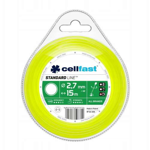 Fir Cellfast STANDARD 2.7mm pentru trimmer - 15m profil rotund