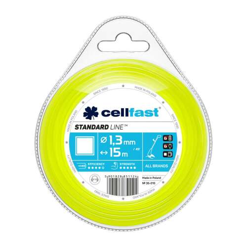 Cellfast Standard Line 1.3mm x 15m Square Profile Grass Trimmer Line