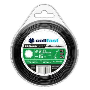 Cellfast Premium 2.0mm Aluminium verstärkte Trimmerschnur - 15m Rund - Cellfast
