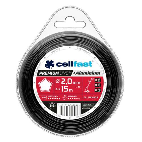 Cellfast Premium Line + Aluminium 2.0 mm x 15 m  grass trimmer line