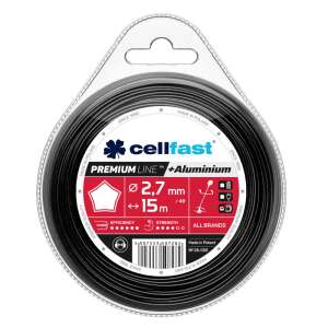 Cellfast prémium damil alumíniummal erősítve 2,7 mm x 15 m csillag profil - Cellfast