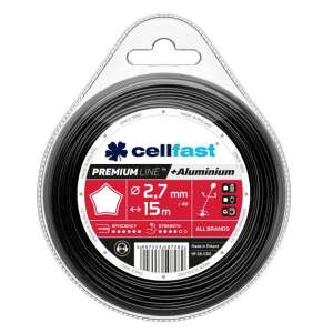Cellfast Premium Line 2,7 mm x 15 m Grass Trimmer Line mit Aluminium, Sternprofil - Cellfast